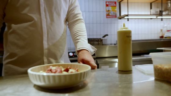 Кухня в рабочем режиме — снимали на площадке